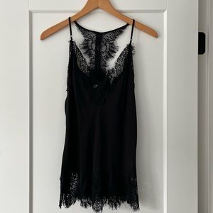 Gold Hawk - Lace and Silk Cami - Size Small